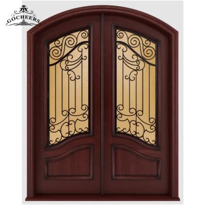 China Interior Doors Wrought Iron Door Wrought Iron Door Solid Wood Interior Solid Wood Doors Waterproof for sale