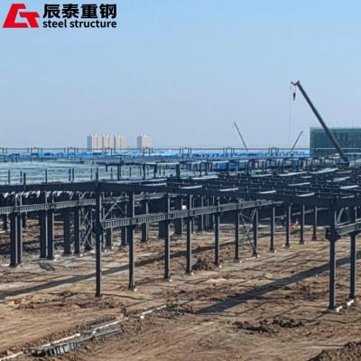 China Customized Steel Structure Manufacturing For Office Building / Poultry Farm / Hangar for sale