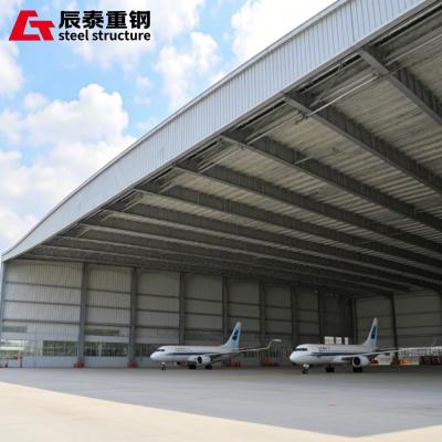 China Modern Industrial Metal Hangar Buildings , Prefab Steel Structure Hangar Manufacturers for sale