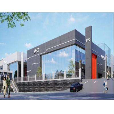 China High Strength Steel Building Showroom Customized for Automobile Showrooms for sale