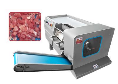 China Automatic Chicken Meat Processing Dicing Machine With Outlet Conveyor Belt for sale