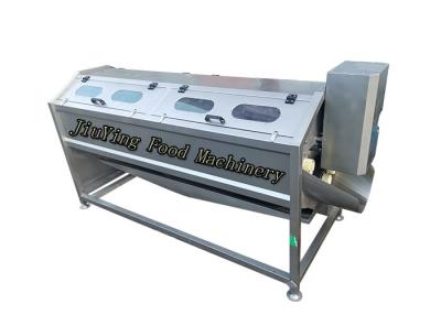 China Big Model Vegetable And Fruit Peeling Machine Spiral Brush Roller Type for sale