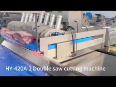 Automatic double saw cutting bandsaw machine