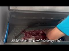 Large Horizontal Frozen Meat Slicer Machine With Portion Function To Slicing Beef Pork And Bacon