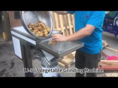 SUS 304 Stainless Steel Ginger Chopping Grinder Machine 