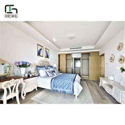 China Moder Design Custom High End Modern Ornate Wooden Hotel Apartment Bedroom Furniture Foshan Set /good quality factory for sale