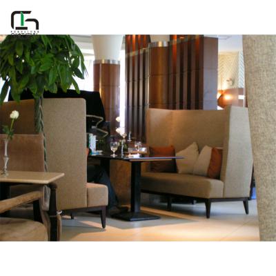 China Popular And Comfortable New Design Long Curved Sofa For Restaurant / Dining Long Sofa Seat CH-KS-003 for sale