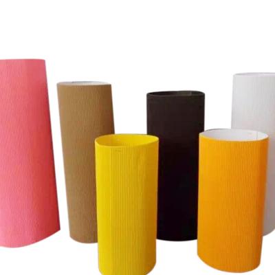 China Bio-degradable Manufacturers Specializing Production Color  Cushioning Corrugated Paper Wave Paper Creative Diy Craftwork Paper Flut Plain Gift for sale