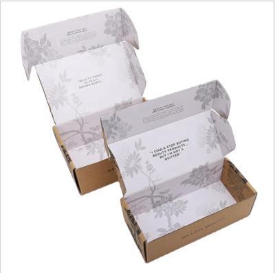 China China Recyclable Supplier Free Samples Custom Promotion Services Customized Excellent Printed Postal Shipping Packaging Cardboard Tissue Boxes for sale