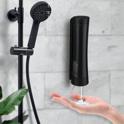 China Custom Wholesale Luxury Free Standing Wall Mounted Double Soap Dispenser Shampoo Shower Gel For Bathroom Holder Hotel Soap Dispenser for sale