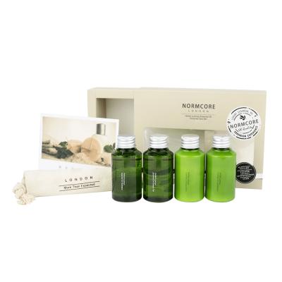 China Home Hotel Bath Kit Luxury Customized Disposable Guest Amenities Environmental Friendly Bath Removal Kit For Star Hotel Use for sale