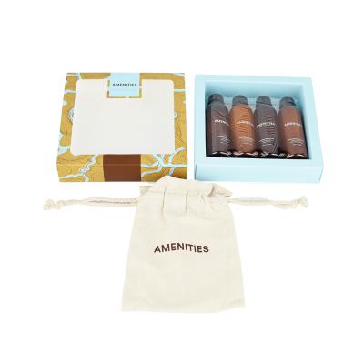 China Home Hotel Bath Kit Wholesale Hotel Amenities One Travel Time Use Customization Eco Shampoo Hotel Guest Room Amenity Set for sale