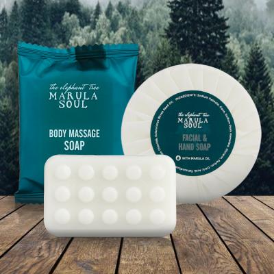 China ANTISEPTIC Custom Design Cheap Bulk For Skin Care Portable Eco Moving Square Round Marula Small Oil Mini Hotel Soap for sale