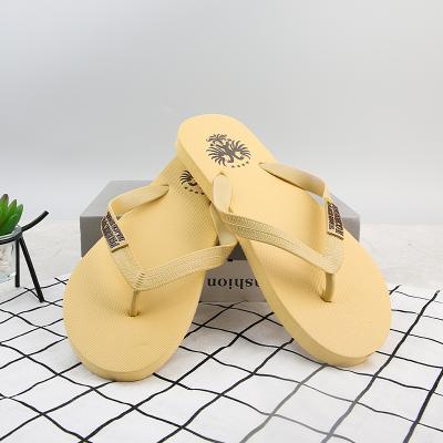 China Adult Bath Flip Flops Spa Beach Hotel Travel Slippers Summer Custom Logo EVA Sole Soft Washable Cheap for sale