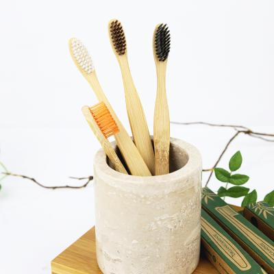 China Wholesale Factory Price Travel ECO Disposable Bamboo Hotel Toothbrush Cheap Disposable Biodegradable Set for sale