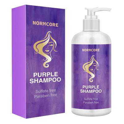 China Best Color-Protection Private Sell Smooth Silver Hair Color-Protection Purple Spa Conditioner Anti-Cheeky Shampoo for sale