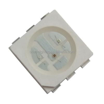 China INGAN factory wholesale 6pins 0.2Watt 0.5W Sanan Epistar Chips Tricolor Red Green Blue 3in1 SMD 5050 RGB LED Gold Chip 0.2W for sale