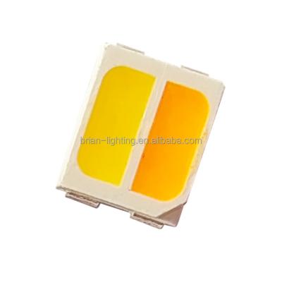 China High Quality 0.2W Warm White+Cool Dual 2000K 2700K 3000K 6000K 7000K 3527 SMD LED Dual Bicolor Bicolor Small Chip LED TDC 0.2W for sale