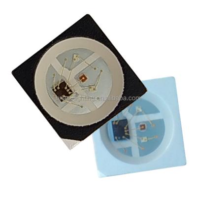 China INGAN PLCC-4 4pin DC 5V 5mA Accessible Programmable Tricolor SK6805MINI White Face SK6805 MINI RGB 3535 SMD LED Chip With Smart IC for sale