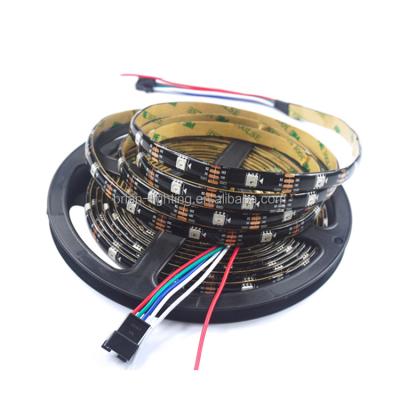 China DC12V RGB 3in1 60led/m Digital WS2815 LED Tricolor Indoor or Outdoor Decorative Lighting Accessible Programmable Flexible Strip Light for sale