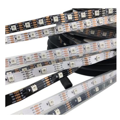 China Indoor or Outdoor Decorative Lighting DC 12V SMD 5050 144 led/m Digital WS2815 LED Accessible Flexible Strip Lights for sale