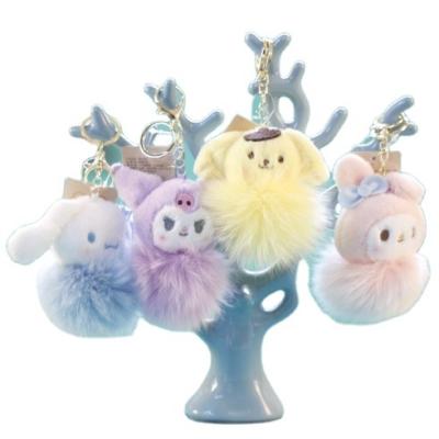 China Sanrio Kulomi Yugui Plush Dog Toy Melody Cute Doll Pendant Bag Cute Pendant Key Chain 2 for sale