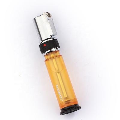 China Cool Jobon Mini Flint Lighter Butane Refill Lighter Feuerzeug Cigarette Candle Lighter Jet Flame Gas Lighter Refill Gas Lighter for sale