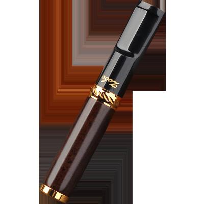 China Portable Reusable Luxury Wood Tar Filter Long Tube Cigarette Holder ZOBO Smoking Accessories for sale