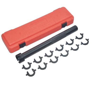 China Convenient auto suspension and steering tools master inner tie rod tool kit with 12 adapters for sale