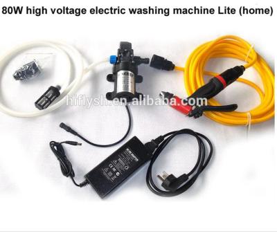 China 12V80W Iron High Pressure Household Device Electric Washing Portable Washing Machine for sale