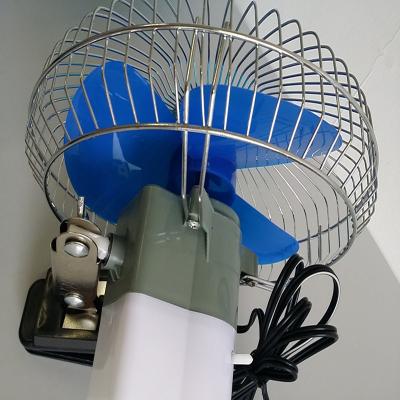 China DC 12V/24V Plastic Car Fan Portable Swinging HF-8309 Auto Fan 8 Inch Mini Car Fan for sale