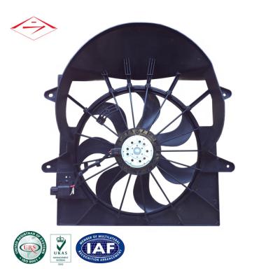 China Auto Parts Manufacturer High Quality 55037969AB Radiator Condenser Auto Cooling Fan Motor For JEEP GRAND CHEROKEE COMMANDER Standard Size for sale