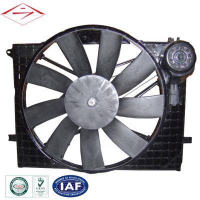 China Autoparts Radiator Condenser Auto Cooling Fan Motor For MERCEDES BENZ W220 S-CLASS 1999 2000 2001 2002 2003 STANDARD SIZES for sale