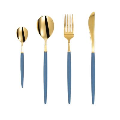 China Sustainable Fashionable Contemporary Korean INS Cutlery Set Unique Nordic Cutlery Set for sale