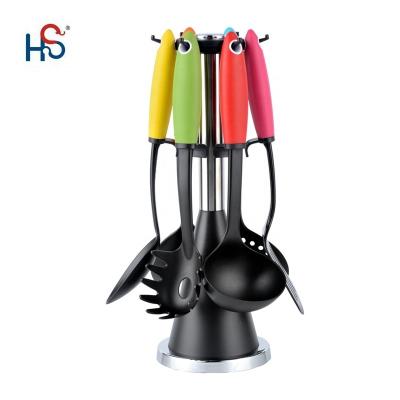 China Viable Peralatan Dapur Silicone Cookware Utensil Set Cookware Sets Kitchen Goods Utencilios De Cocina for sale