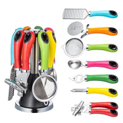 China Latest Viable Multi-Function Smart Cheap Accessories Kitchen Tools Cooking Tool Kit Housewares Kitchen Instrument Set for sale