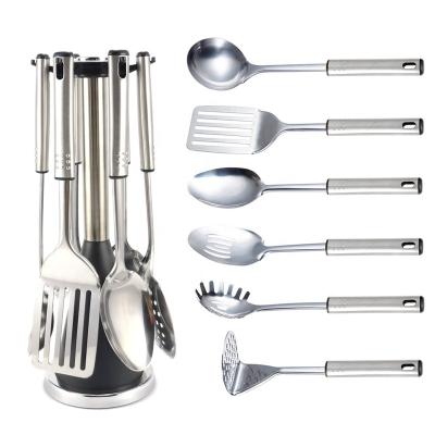 China Sustainable Kitchen Cooking Set Utensilios De Cocina Kitchen Utensil Holder Stainless Steel Utensilios De Cosina for sale