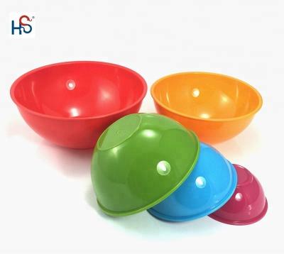 China Viable Plastic Kitchen Salad Snacks Picnic Serving Bowl Bowl Salad Food Containers Vegetable Bowls for sale