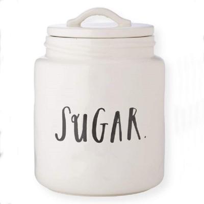 China Sustainable Cheap Discount Storage Ceramic Jar , Food Storage Container for sale