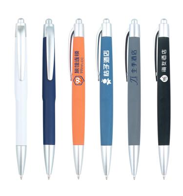 China Plastic Promotional Pen Custom Logo Gift Advertising Ballpoint Pen for sale