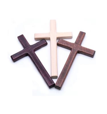 China Natural Wooden Wooden Cross Christian Wooden Cross Gift for sale