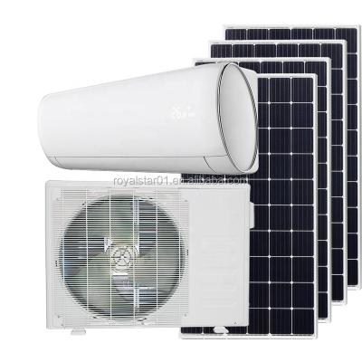 China Hotel 0.5 1 1.5 1.8 2 Ton Room Wall Mounted Type Hybrid DC AC Solar Air Conditioner Price In Nigeria for sale