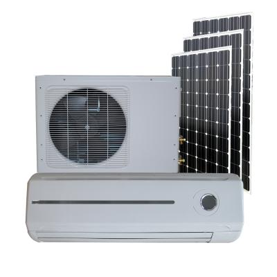 China 12000btu 100% Solar Powered Hotel Solar Air Conditioner 12v DC Inverter Central Air Conditioning For Dubai for sale