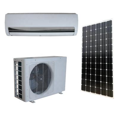 China Hotel 9000 12000 18000 Btu AC DC Solar Powered Hybrid Solar Air Conditioner with Best Price in India for sale