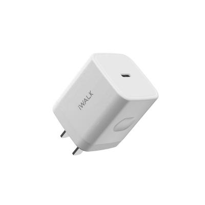 China High Quality Mobile Phone Service Easy To Take With 20W Mobile Phone iWALK Charger ADL020 Lightweight Straight Power Plug Adapter for sale