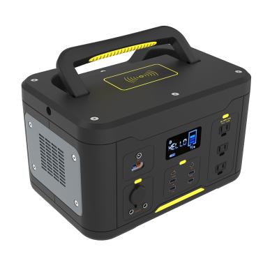 China 1000w Portable Outdoor Home Rechargeable Mobile Camping Power Supply Electric Solar Generator Power Station Battery Charger High Capacity for sale