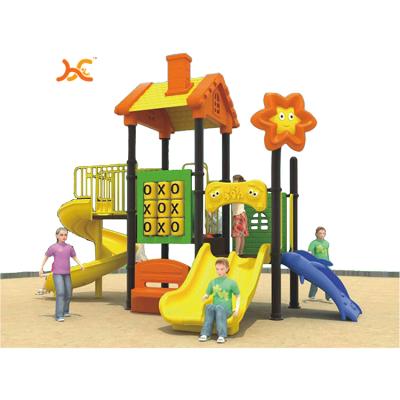 China Children's Palace Park Equipments Kids Toys Outdoor Plastic Playhouses Professional Playground For Sale HFHL-91323 for sale