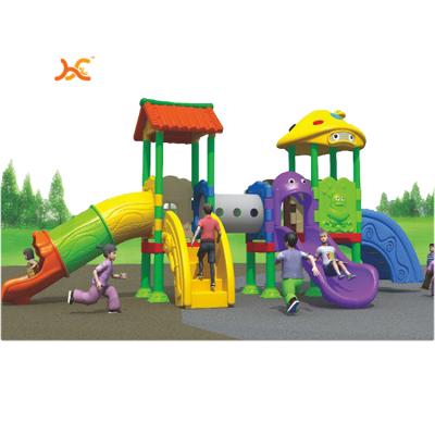 China Hottest Children's Palace Playground Amusement Park Lovely Children Playhouses With Tube Slide HFHL-91543 for sale