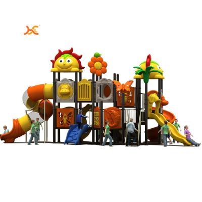 China 2020 Hottest Children's Palace Outdoor Playground Slides Large For Sale Plastic Outdoor Playground Slide For Kid HFG-020A for sale