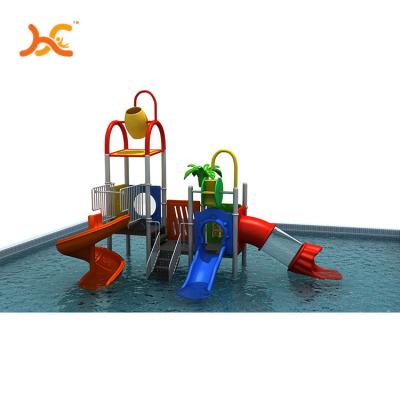 China 3-12years kids water park games plastic playground outdoor used water park slides for sale for sale